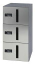 捺印なし 「捺印付タイプを同時購入必須商品」###u.田島メタルワーク【GX-DS3W】宅配ボックス 中型荷物用 屋内・前入前出 ヘアライン 受注生産