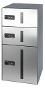 捺印なし 「捺印付タイプを同時購入必須商品」###u.田島メタルワーク【GX-DS4W】宅配ボックス 小型荷物用/中型荷物用 屋内・前入前出 ヘアライン 受注生産