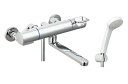 INAX/LIXIL 【BF-KA145TSG-AT】サーモスタット付シャワーバス水栓 クロマーレS 取付脚流用タイプ エコフルシャワー 一般地用〔IE〕