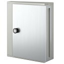 ####u.ナスタ/Nasta ポスト【KS-MB31SN-L-MS】メタリックシルバー 横入前出 壁付・防滴タイプ W340×H400