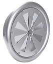 西邦工業【SL200】室内用換気口アルミ製レジスター・防虫網付・スライド式〔HF〕