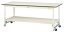 ####u.ヤマキン/山金工業【SUPU-960TT-WW】ワークテーブル 150シリーズ ワンタッチ移動タイプ H740mm 全面棚板付 組立式