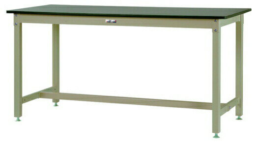 ●u.ヤマキン/山金工業【SVRH-1275-GG】ワークテーブル 800シリーズ 固定式 H900mm 塩ビシート天板 グリ..