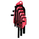∀藤原産業 【NO.23 インチB】SK11 六角棒レンチセット 8本組 (4977292266079)