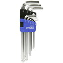 ∀藤原産業 【ELBW09SL】E-Value BP六角棒レンチセット SL (4977292209250)