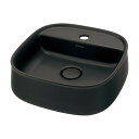 ●カクダイ 【#DU-2374421371】角型洗面器 アンスラサイトマット DURAVIT Zencha〔GB〕