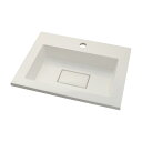 カクダイ 【#MR-493229】角型洗面器 marmorin〔GB〕