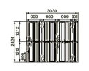 ####コロナ【SUP-A2430HS】床暖房用フロアマット 2,424×3,030×12mm〔FA〕