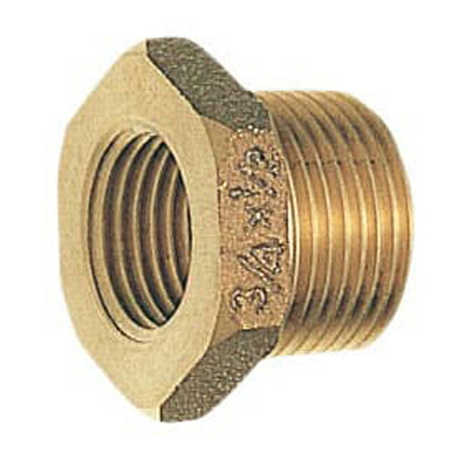 三栄水栓/SANEI 配管用品【T750-65X40】砲金ブッシング〔FA〕