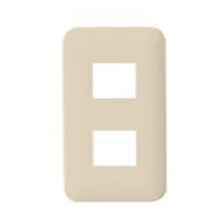 パナソニック 配線金具【WTF7002F】コンセントプレート 1連用 ラウンド ベージュ