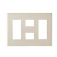 パナソニック 配線金具【WTF8088F】コンセントプレート 3連用 スクエア ベージュ