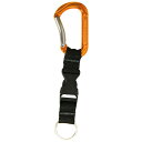 ∀藤原産業 【SAC-80OBオレンジ】SK11 アルミカラビナ バックル付き (4977292115025)(4)