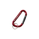 ∀藤原産業 【SAC-550Bレッド】SK11 アルミカラビナ B (4977292115681)