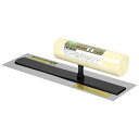 ∀藤原産業 【緑長 土木造園用しなり鏝 ステンレス 角 240MM 0.4】しなり鏝 (4977292159708)