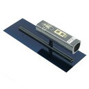∀藤原産業 【金長 角鏝 油焼 0.5 黒塗角柄 225MM リベットレス】角鏝 (4977292160926)
