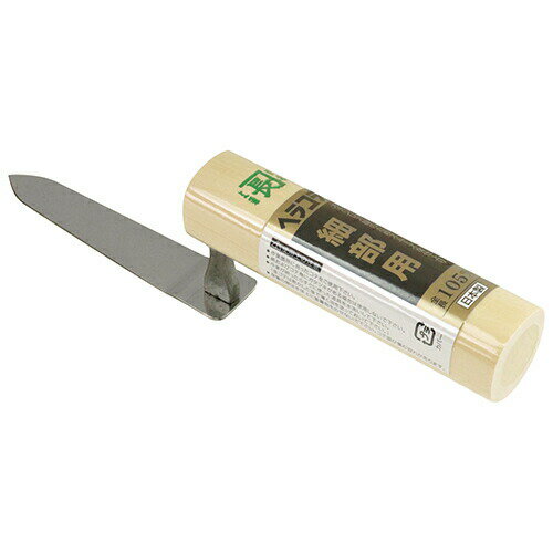 ∀藤原産業 【緑長 ヘラコテ 細部用 105MM】ヘラコテ (4977292161695)