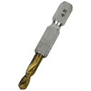 ∀藤原産業 【SK11 六角軸Tin鉄ドリル 極短 4.5MM】六角軸Tin鉄ドリル (4977292327558)