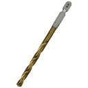 ∀藤原産業 【SK11 六角軸Tin鉄ドリル 普通 6.0MM】六角軸Tin鉄ドリル (4977292328876)