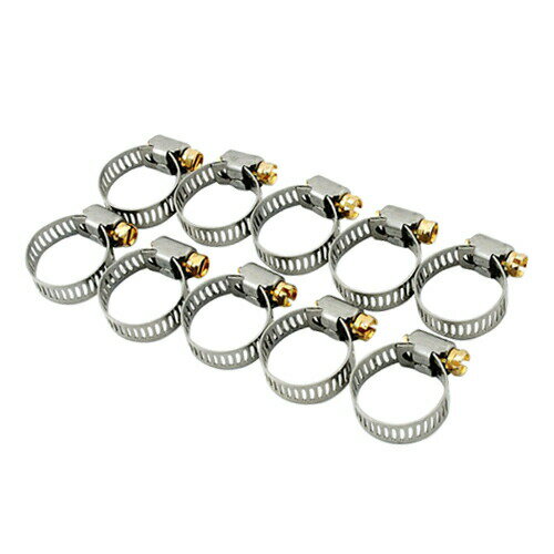 ∀藤原産業 【AT-103】SK11 強力ホースバンド 大10個 (4977292446952)