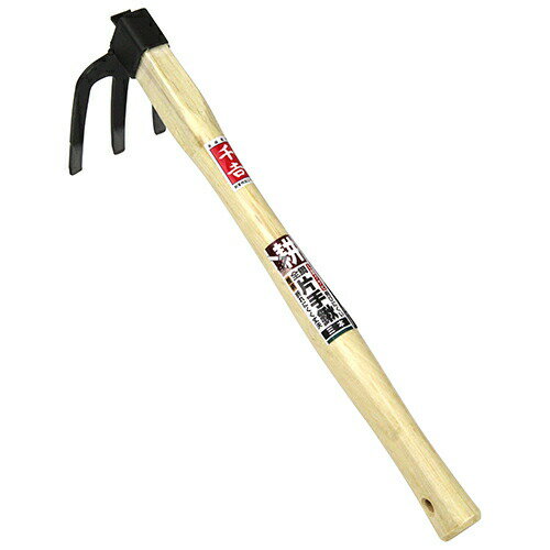 ∀藤原産業 【千吉 全鋼片手鍬 三本 サンホン】全鋼片手鍬 (4977292619226)