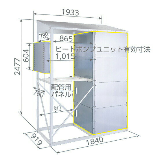 在庫状況：受注生産品(詳しくはお問い合わせください) ※こちらの商品は代引きでのお取り扱いはできません。ご入金確認後のお手配です。 ※こちらの商品は規定外の為別途送料がかかります。詳しくはお問い合わせください。 ※追加送料は別途当店からのメールで訂正されます。 材質：高耐食溶融亜鉛メッキ鋼板 仕上げ：その他 単品重量／輸送重量：44.9kg/44.9kg 改良のため予告なしに仕様の変更をする場合があります。 外形寸法上適合できない場合もありますのでご注意ください。