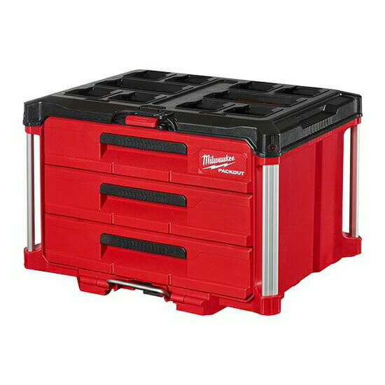 ####u.ミルウォーキー/Milwaukee 【48-22-8443】PACKOUT 引き出し収納 3段