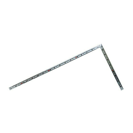 ∀シンワ測定 【10645】曲尺同厚 シルバー 1尺6寸/50cm 併用目盛 名作 (4960910106451)