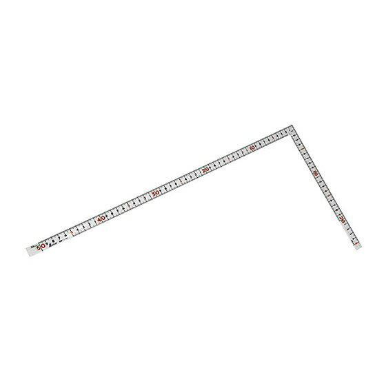 ∀シンワ測定 【11101】曲尺同厚 ホワイト 50cm 表裏同目 名作 (4960910111011)