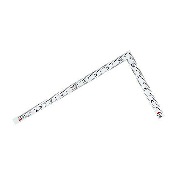 ∀シンワ測定 【11102】曲尺同厚 ホワイト 1尺 表裏同目 名作 (4960910111028)