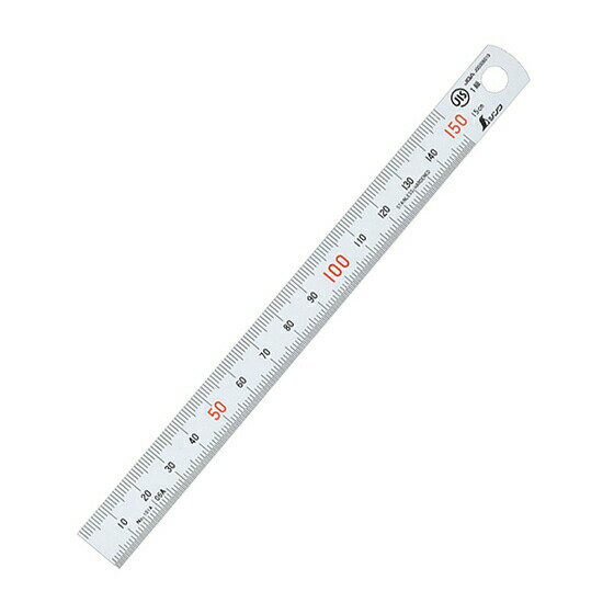 ∀シンワ測定 【14001】直尺 ステンレス 15cm 赤数字入 JIS (4960910140011)