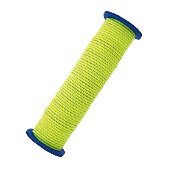 ∀シンワ測定 【78563】ゴム水糸 リール巻 蛍光イエロー 3mm 30m (4960910785632)