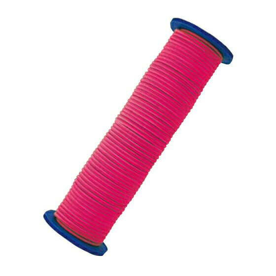 ∀シンワ測定 【78564】ゴム水糸 リール巻 蛍光ピンク 3mm 30m (4960910785649)