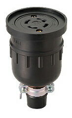 Я明工社 【MH2638】接地引掛防水コネクターボデー 3P L15-30R準拠 定格30A 250V M3端子