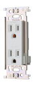 Я明工社 【ML1215W】ML接地ダブルコンセント 定格15A 125V