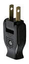 Я明工社 【MP7004B】ムービープラグ 黒 15A 125V用