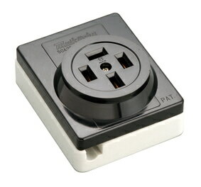 Я明工社 【MR2739】接地コンセント(磁器台) 3P 定格50A 250V