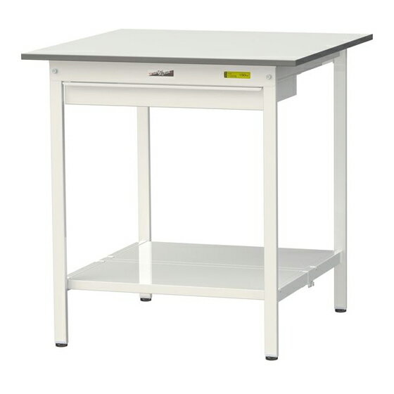 ●u.ヤマキン/山金工業 【SUPH-990WTT-WW】ワークテーブル 150シリーズ(固定式 ワイド引出し付) H950mm ..