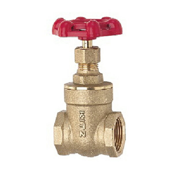 キッツ/KITZ 【FR50A】黄銅製 ゲート弁 ねじ込み形 125型 2inch〔HI〕