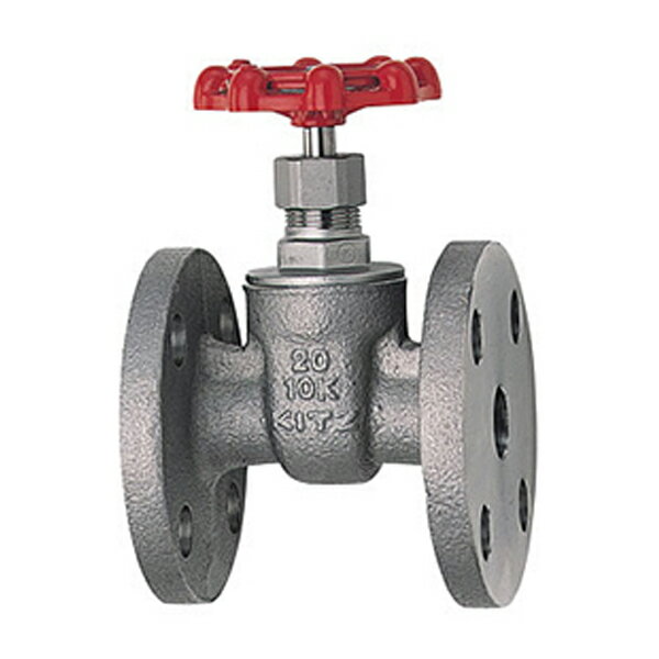 キッツ/KITZ 【UEB50A】ステンレス鋼(SCS13A) Bシリーズ ゲート弁 フランジ形 10K 2inch〔HC〕