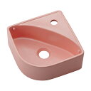カクダイ 【493-243-P】壁掛手洗器 フロストピーチ〔GB〕