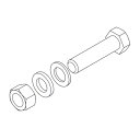 ####♪ノーリツ ガス機器 部材【0709867】M16ボルト-パッキン65A SET 受注約1ヶ月