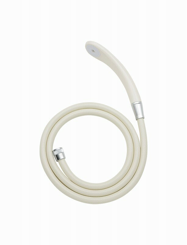 カクダイ/GAONA/ガオナ【GA-FH039】ガオナ シャワーホースセット1.6m アイボリー LIXIL(INAX)用 (G1/2)〔▽〕