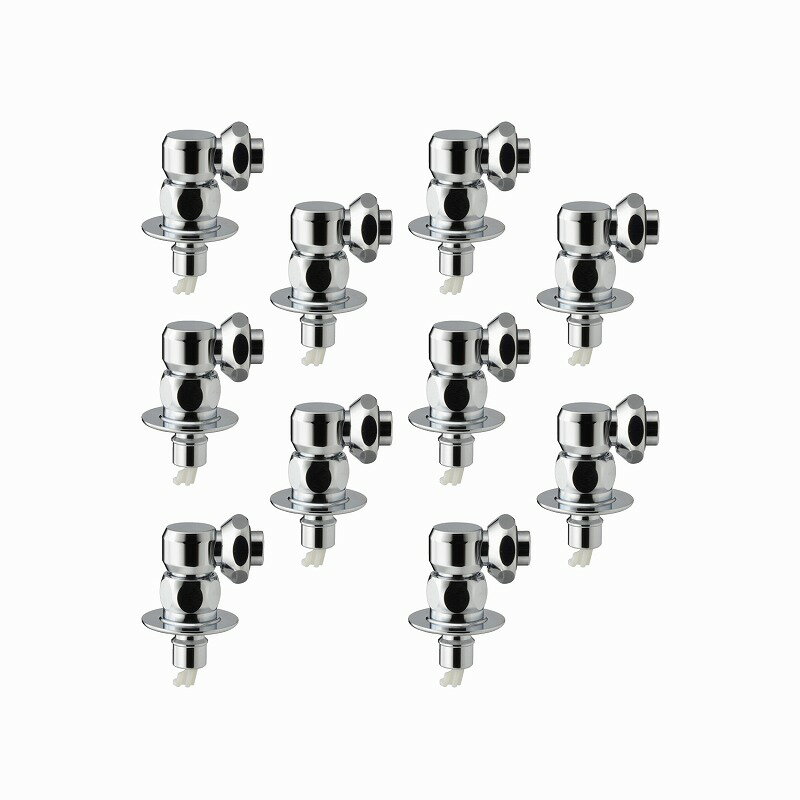 カクダイ/GAONA/ガオナ 【GA-LB024】洗濯機用ニップル 水漏れ防止 ワンタッチ 10個入 原状回復 これエエやん〔▽〕(2)