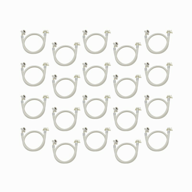 カクダイ/GAONA/ガオナ 【GA-LC037】洗濯機用給水ホース 0.8m 20個入 原状回復 これエエやん〔▽〕