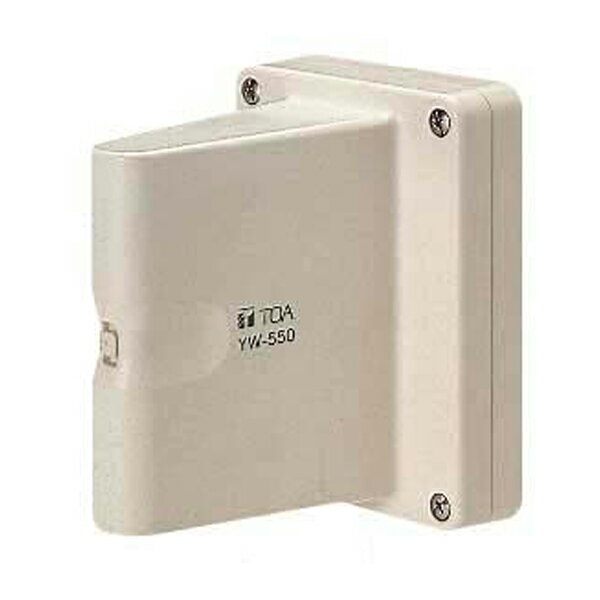 在庫状況：お取り寄せ(詳しくはこちらをクリック) ※こちらの商品はメーカー直送品となります。※こちらの商品は代引きでのお取り扱いはできません。ご入金確認後のお手配です。 800MHz帯ワイヤレスシステムのアンテナエレメント内蔵型、壁取付用の1/2λ型ダイポールアンテナです。 アッテネータースイッチ、帯域フィルターおよびブースター回路を内蔵しており、電源確認用LEDを装着しています。 電源：DC7〜12V(アンプ、チューナー本体から供給) 消費電流：15mA(9V時) 受信周波数範囲：806〜810MHz ダイポール比相対利得：約＋8dB(ブースターアンプ含む) アッテネーター：0、-10、-20dB(公称) VSWR：2.6以下 出力インピーダンス：75Ω 出力端子：取付ねじにより同軸ケーブルを直付け 取付穴ピッチ：83.5mm 使用温度範囲：-10℃〜＋50℃ 防水性能：IPX2 仕上：ASA樹脂 オフホワイト(マンセル5Y8.8/1.2近似色) 寸法：105(W)×140(H)×126(D)mm 質量：300g 付属品：木壁用セルフタップねじ(呼び4×25)…2、電工ボックス用ねじ(M3.5×20)…2、シールド用ゴム…1 ※使用するケーブルは5C-FB、7C-FB等の低損失タイプをご使用ください。 ※同軸ケーブル(5C-FB、7C-FB等)をワイヤレスチューナー、混合分配器およびアンテナブースター側に接続するときは、BNCプラグ(別売)をご使用ください。 ※屋外設置の際は、雨よけのある場所に設置してください。防滴構造(IPX2)ですが、取付架台と壁面との間およびスイッチツマミの部分をシーリング材でふさいでください。または、樹脂製防水形電工BOXに収納して下さい。 ※TOAのワイヤレスチューナー専用アンテナです。