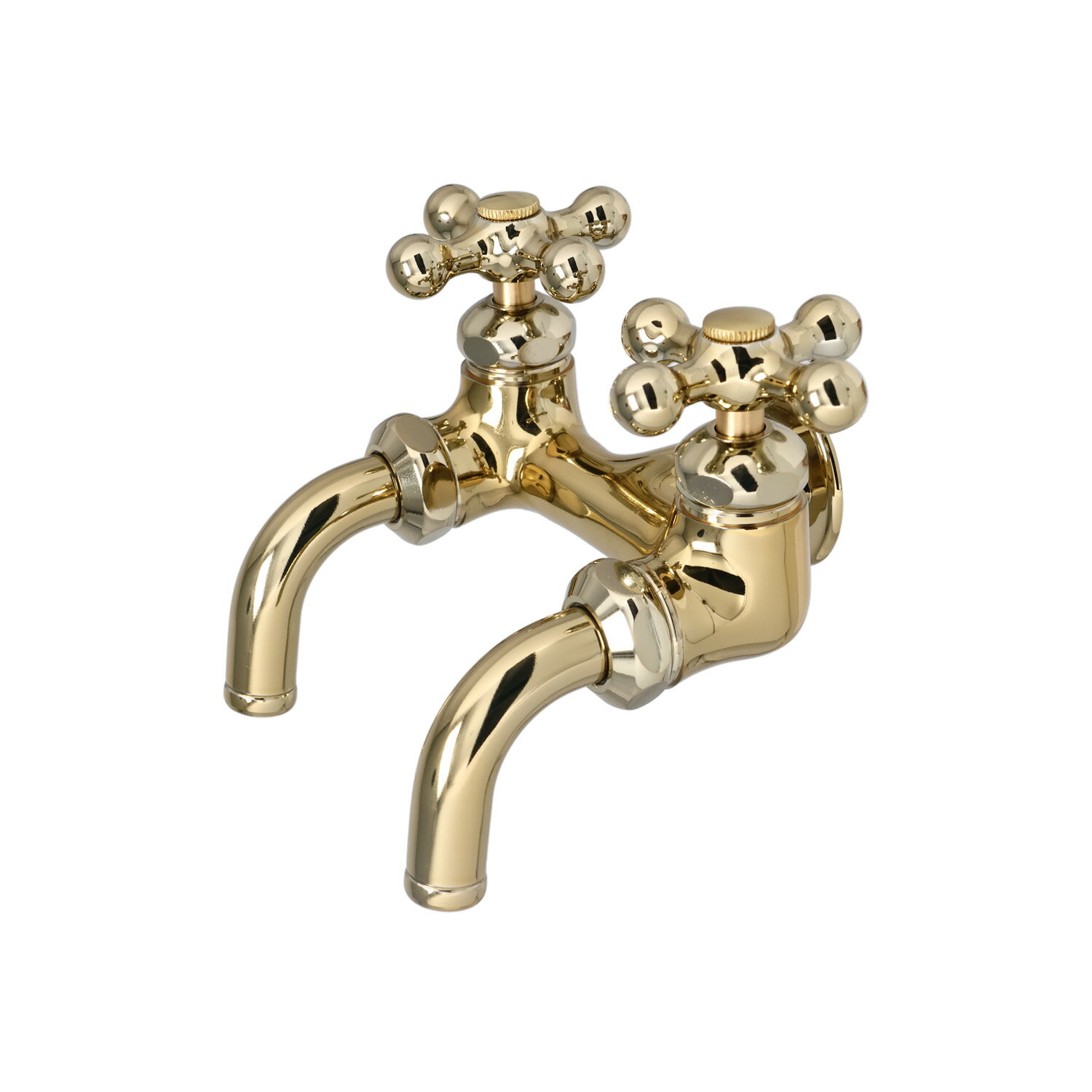 カクダイ/GAONA/ガオナ 【GA-RE010】双口ホーム水栓(アンティークゴールド) ガーデン水栓 これエエやん..