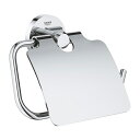 グローエ アクセサリー【40367001】エッセンシャル トイレットペーパーホルダー(カバー付)(旧品番 40367000)〔EI〕