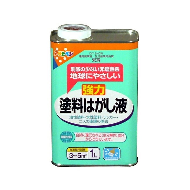 ∀アサヒペン 【572295】塗料はがし液 1L (4970925572295)