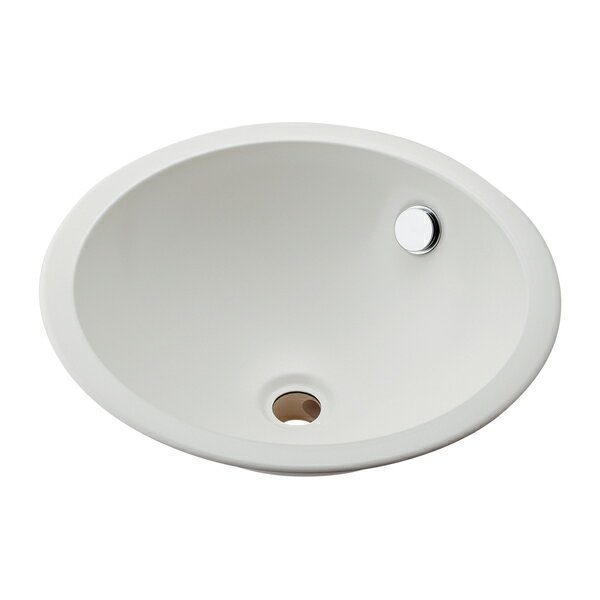 ###カクダイ 【493-341-MW】ホーロー洗面器 マットホワイト 鉄穴(KANNA)〔GB〕