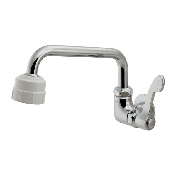 カクダイ 【707-200QR】厨房用横形自在水栓(ミストシャワーつき)〔GB〕